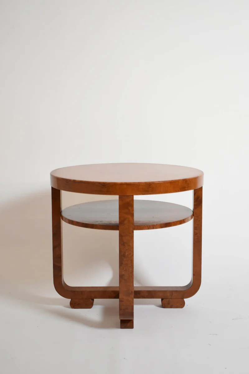 Art Deco Pedestal Table, 1920s