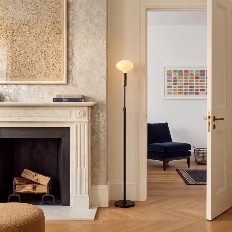 Poise Adjustable Floor Lamp in Graphite