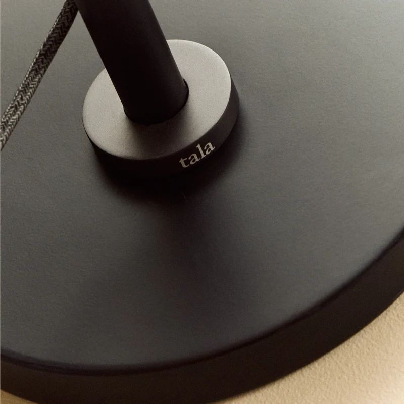 Poise Adjustable Floor Lamp in Graphite + Oval II