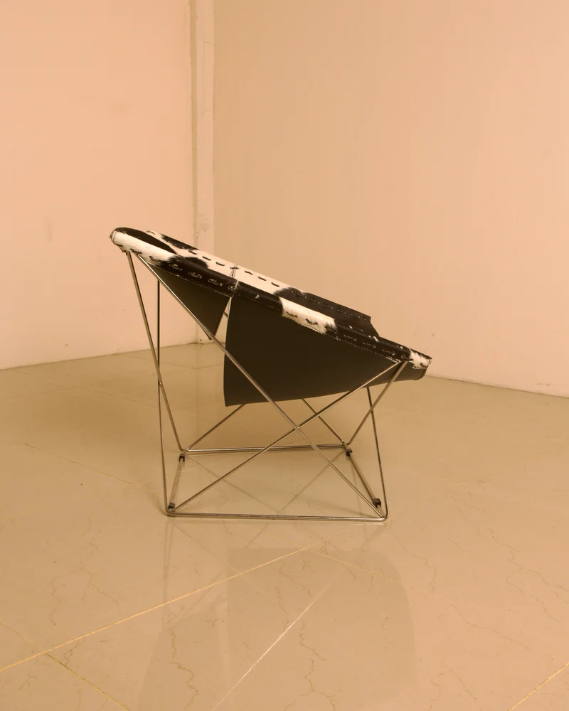 F675 "Butterfly" Cowhide Armchair by Pierre Paulin for Artifort 00's
