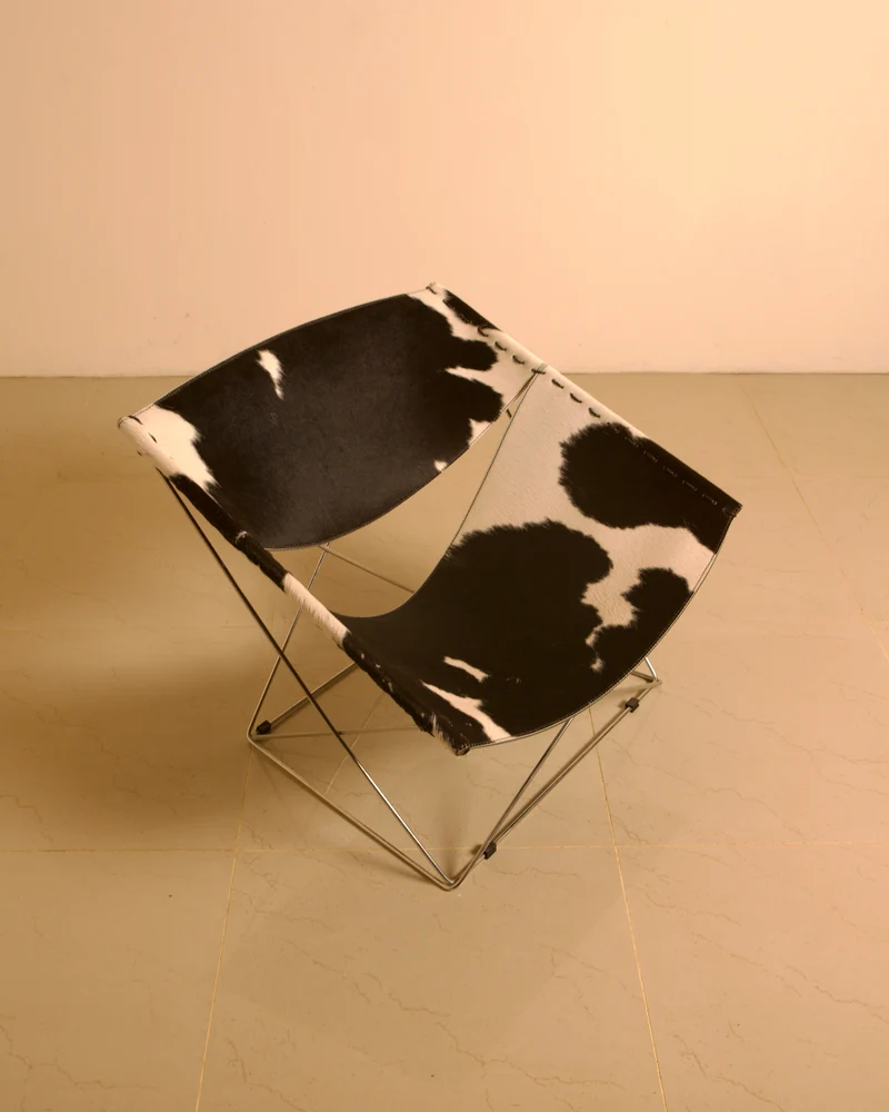 F675 "Butterfly" Cowhide Armchair by Pierre Paulin for Artifort 00's