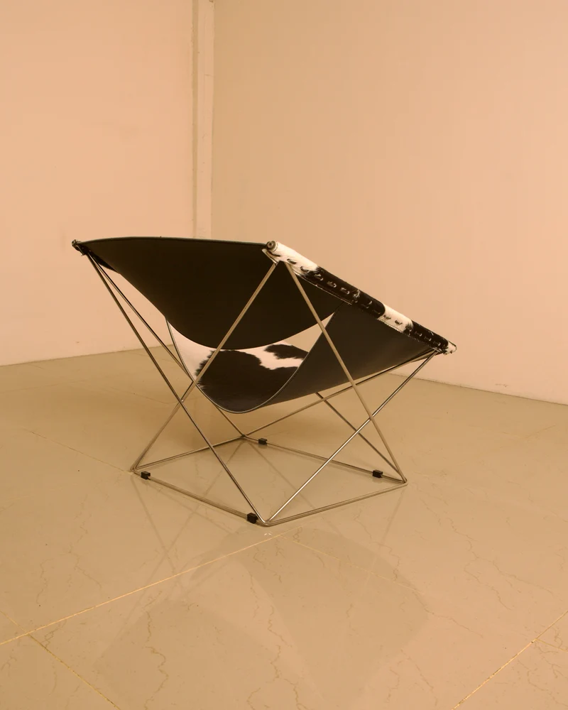 F675 "Butterfly" Cowhide Armchair by Pierre Paulin for Artifort 00's