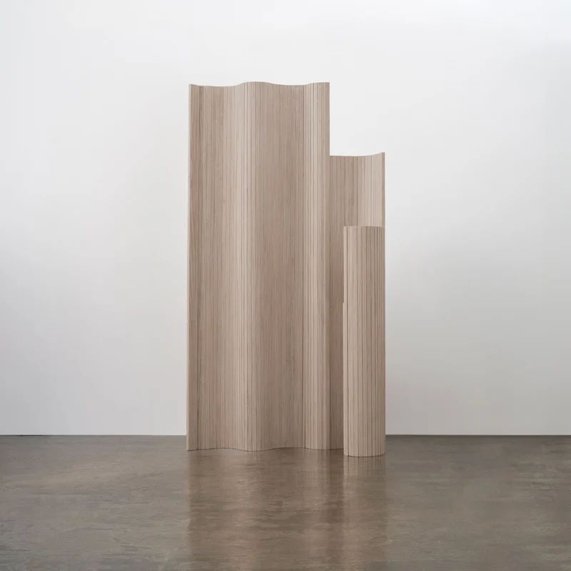 Tambour Screen in White Pine by Tom Roberts
