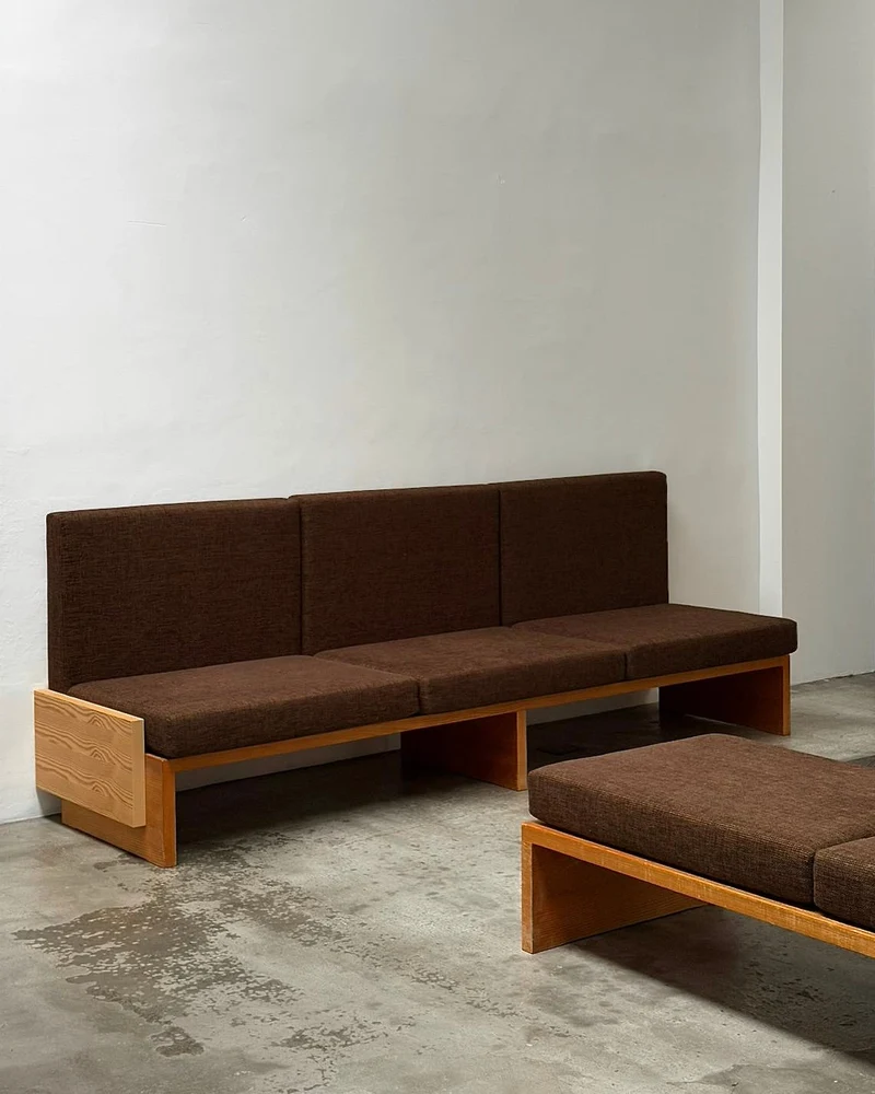 Modernist Benches and Stool, c.1970