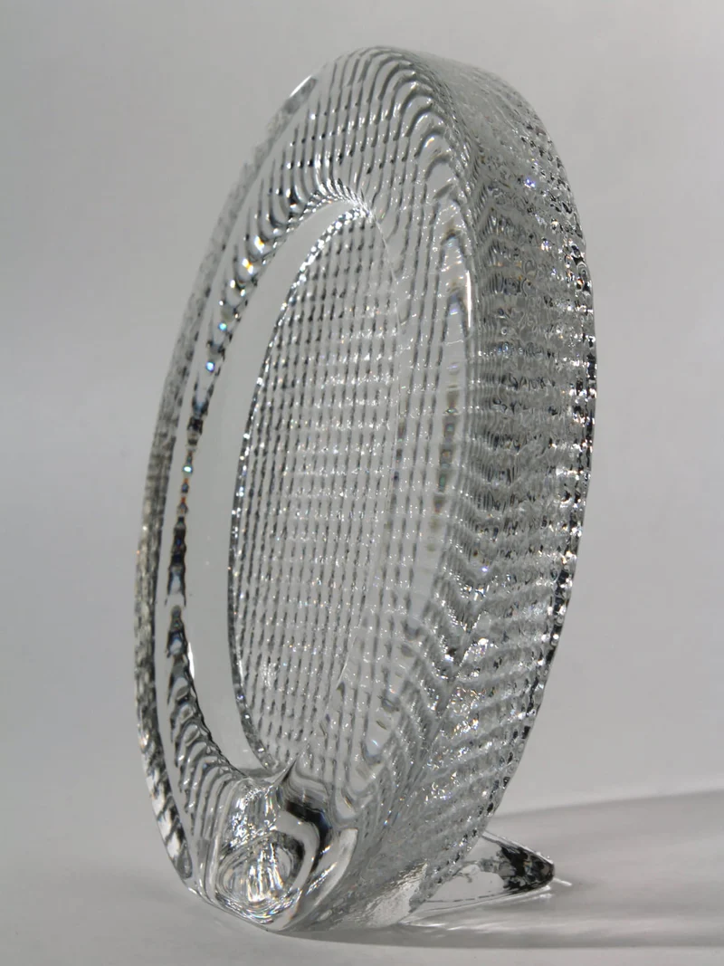 Lindshammar Full Lead Crystal Glass Oval Frame