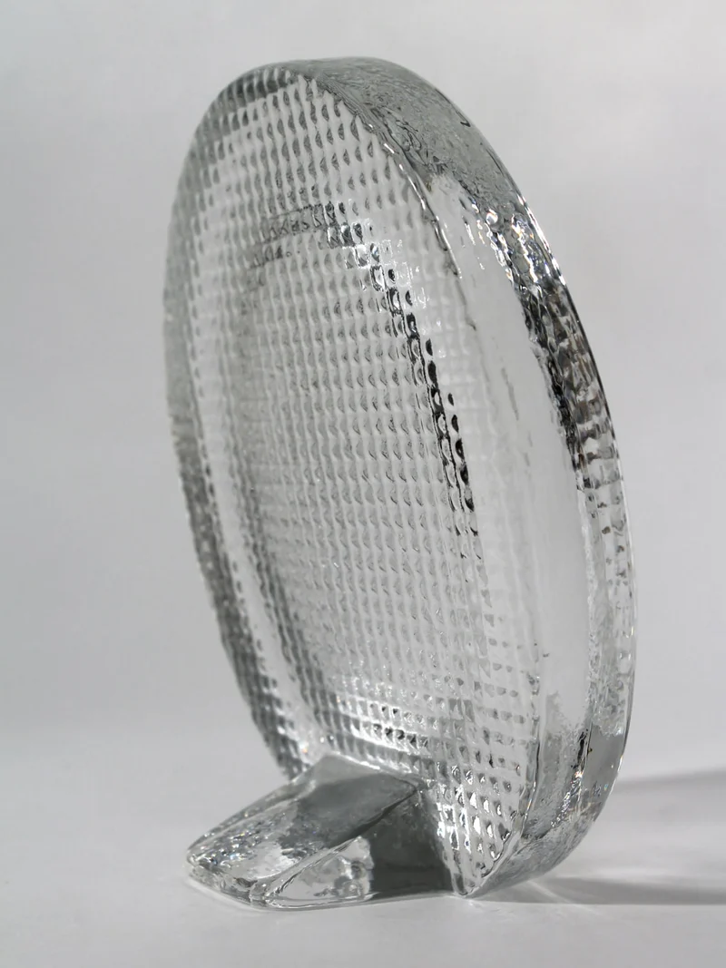 Lindshammar Full Lead Crystal Glass Oval Frame