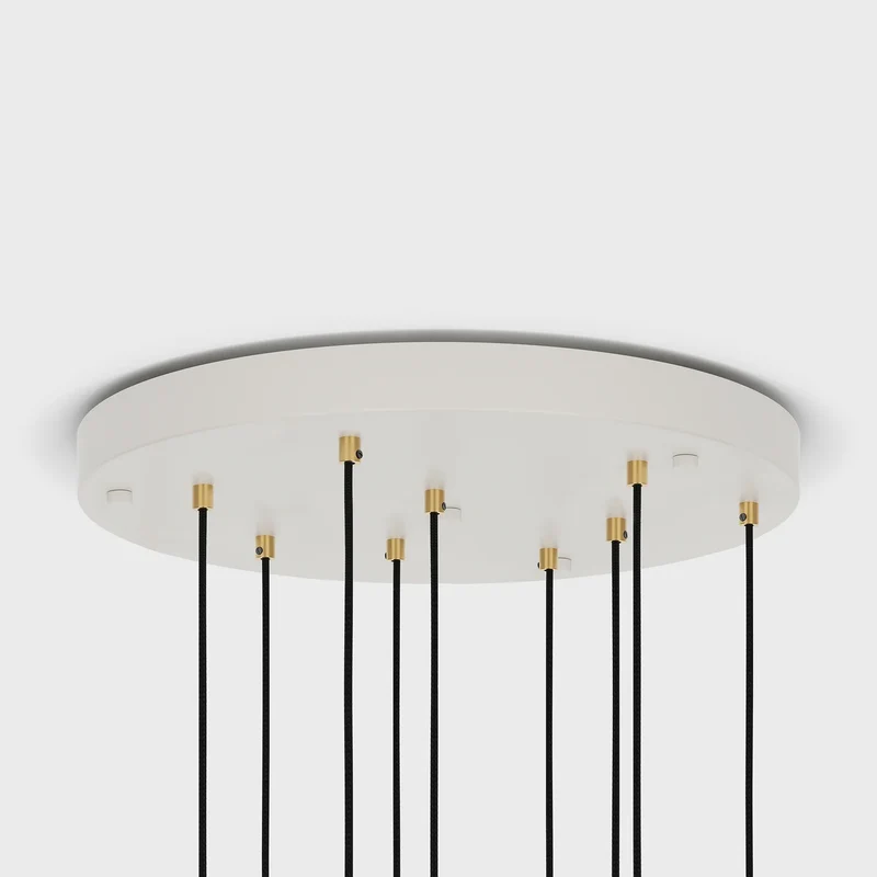 Nine Pendant in Brass + Sphere IV