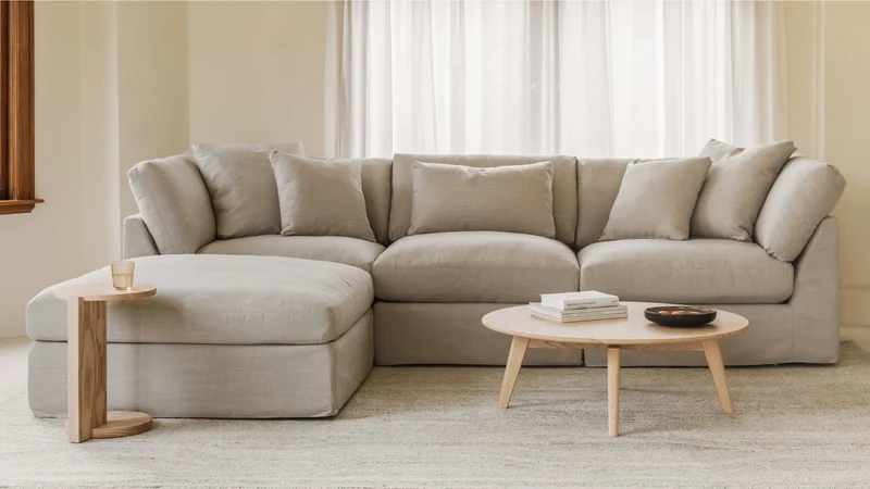 Get Together™ 5-Piece Modular U-Shaped Sectional, Standard, Clay