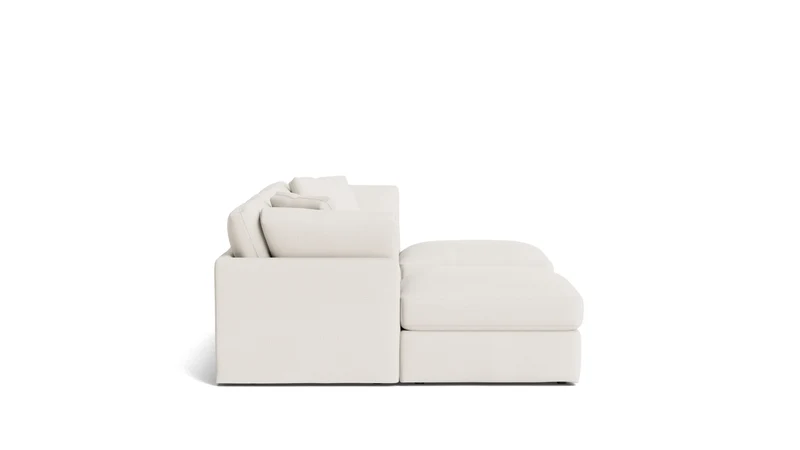 Get Together™ 5-Piece Modular U-Shaped Sectional, Standard, Cream Linen