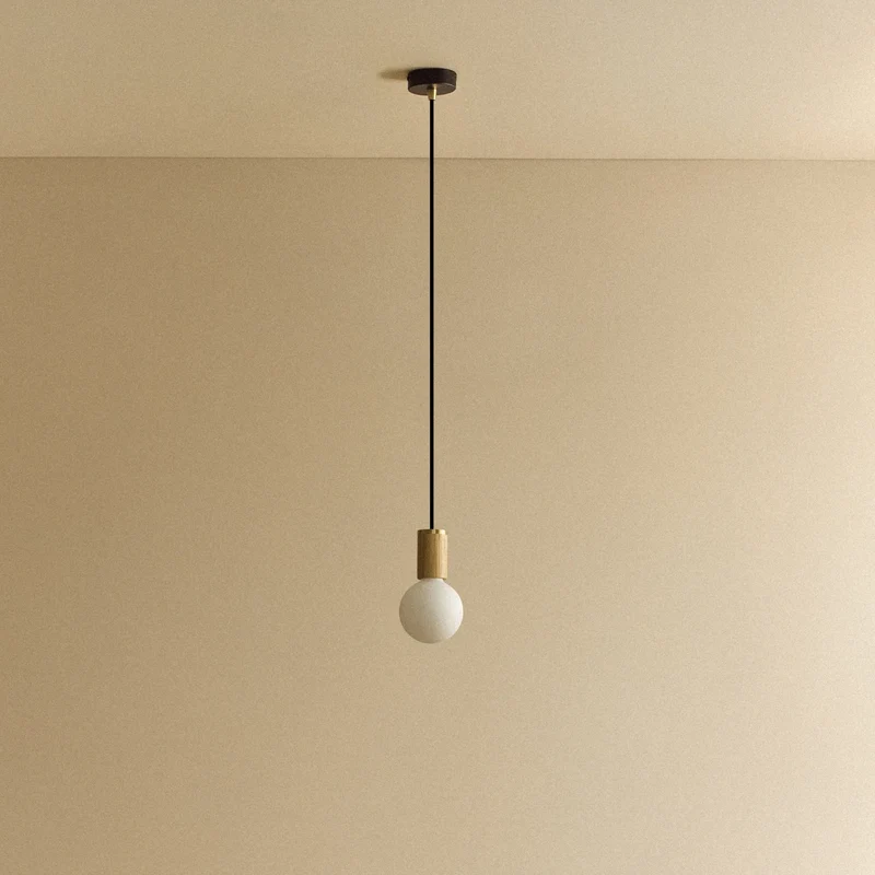 Porcelain II Pendant Light in Oak