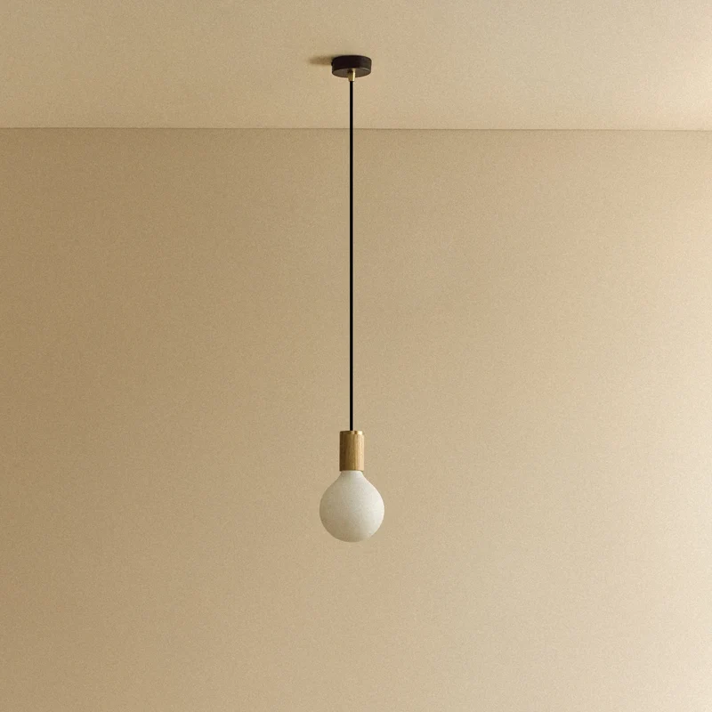 Porcelain III Pendant Light in Oak