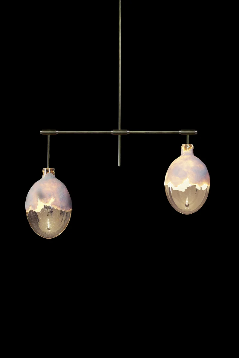 GLOW 2 Brass CHANDELIER
