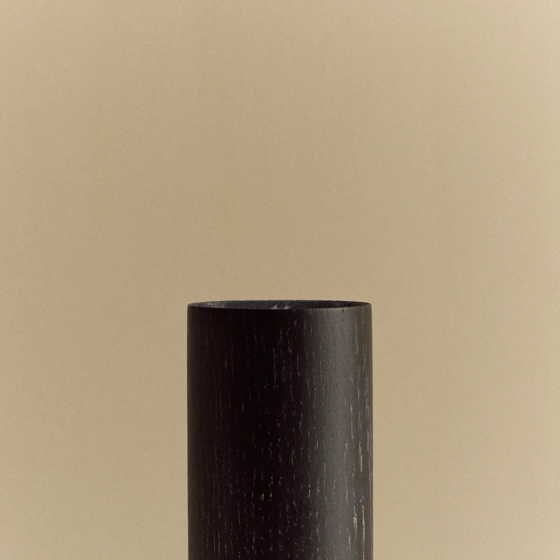 Knuckle Table Lamp in Blackened Oak + Sphere IV Set
