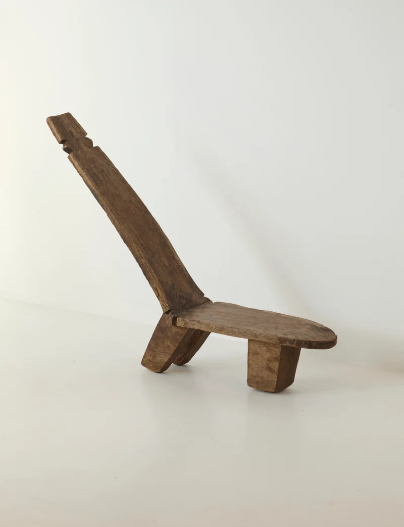 West African Monoxyle Lobi / Stargazer Chair, C. 1950