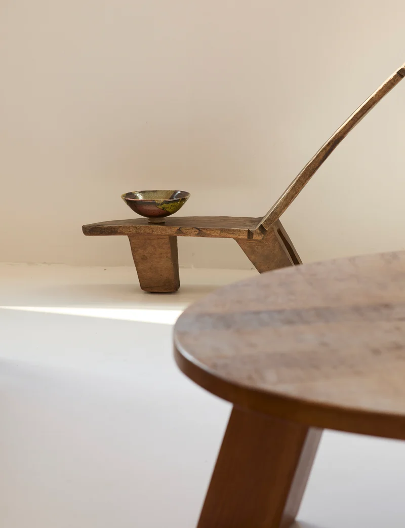 West African Monoxyle Lobi / Stargazer Chair, C. 1950