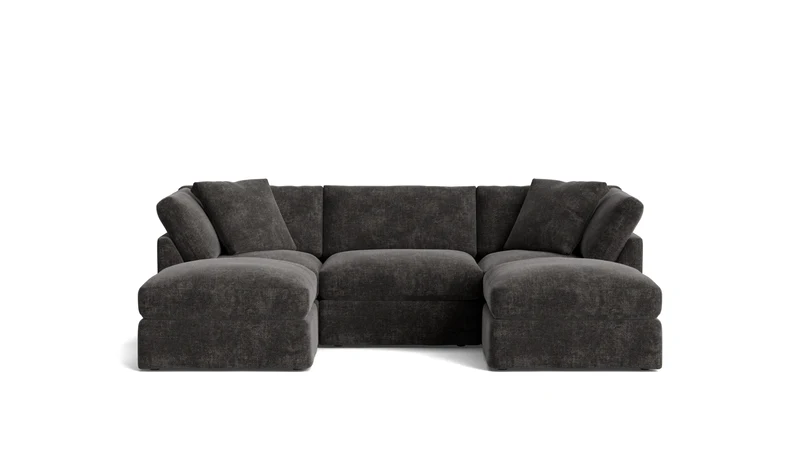 Get Together™ 5-Piece Modular U-Shaped Sectional, Standard, Truffle
