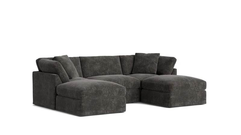 Get Together™ 5-Piece Modular U-Shaped Sectional, Standard, Truffle