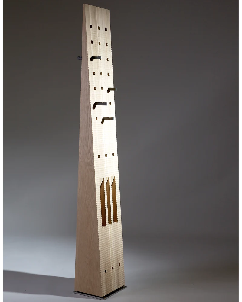 Totem Coat Stand - Oak and 5500 years old Bog Oak