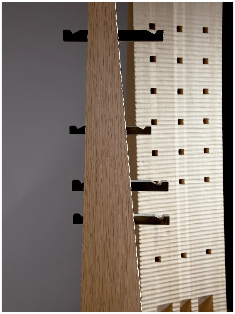 Totem Coat Stand - Oak and 5500 years old Bog Oak
