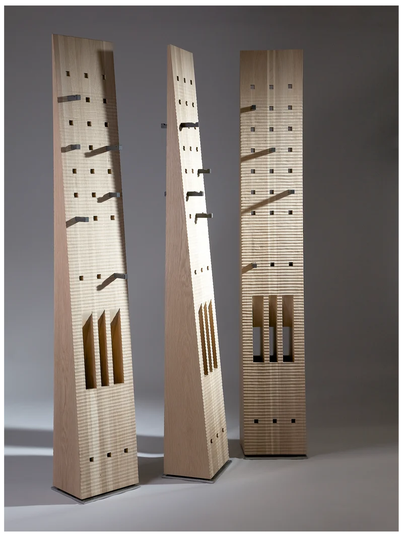 Totem Coat Stand - Oak and 5500 years old Bog Oak