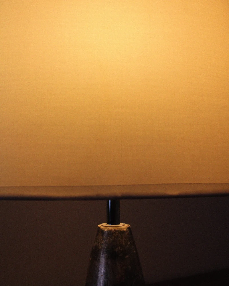 Silver Plated Vintage Table Lamp, Germany, 1950s