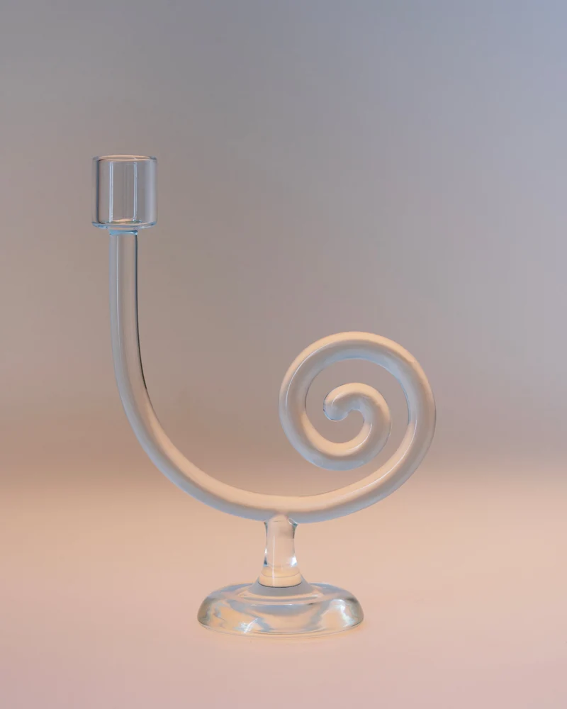 Single Stem Spiral Candleholder