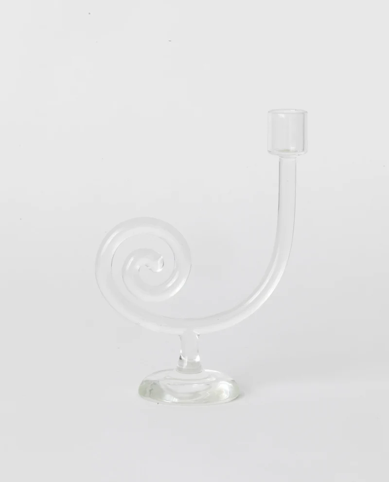 Single Stem Spiral Candleholder