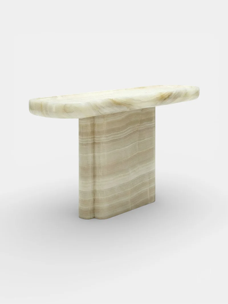 Ugo Ivory Onyx Console