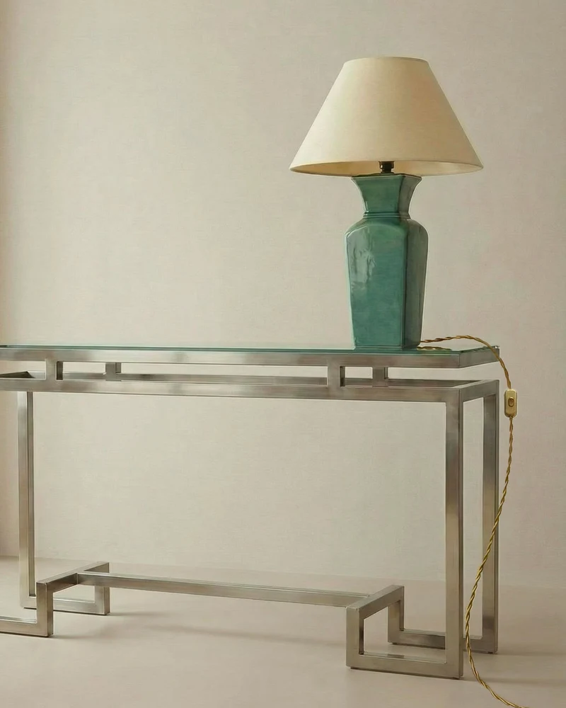 Vintage Pair of Art Deco Ceramic Table Lamp By Paul Millet Manufacture de Sevres