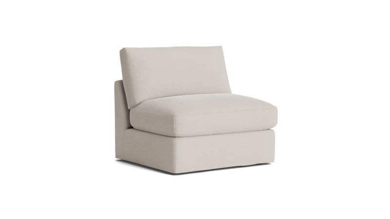 Get Together™ Armless Chair, Large, Clay