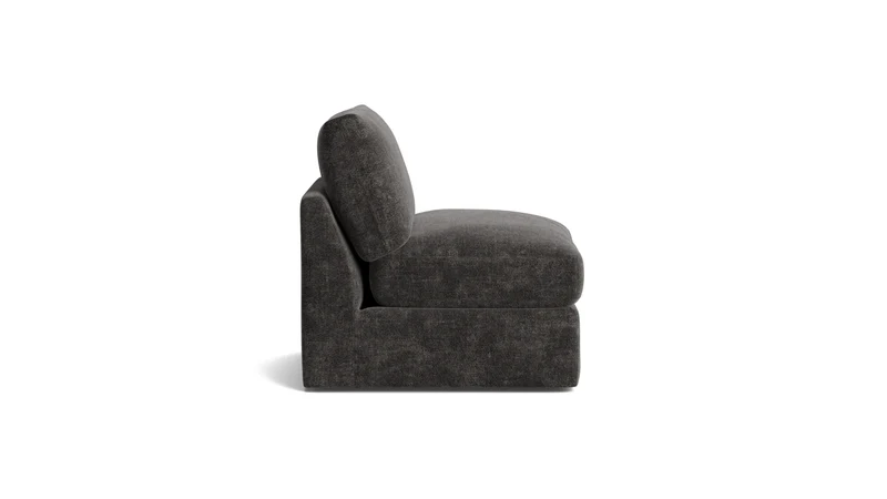 Get Together™ Armless Chair, Large, Truffle