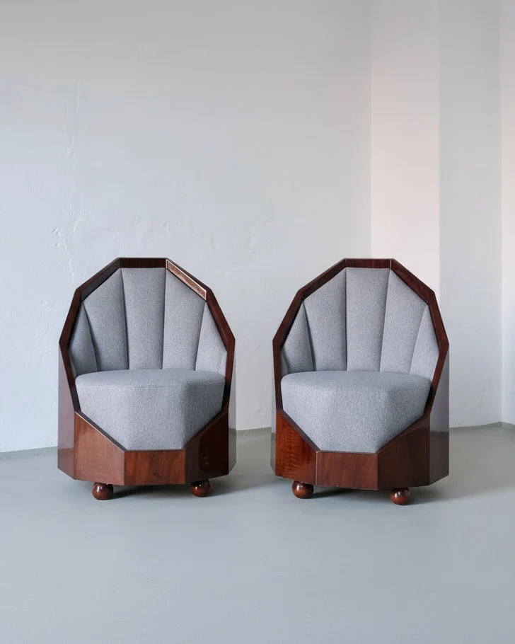 Leon-Emile Bouchet Art Deco Lounge Set | 1930s