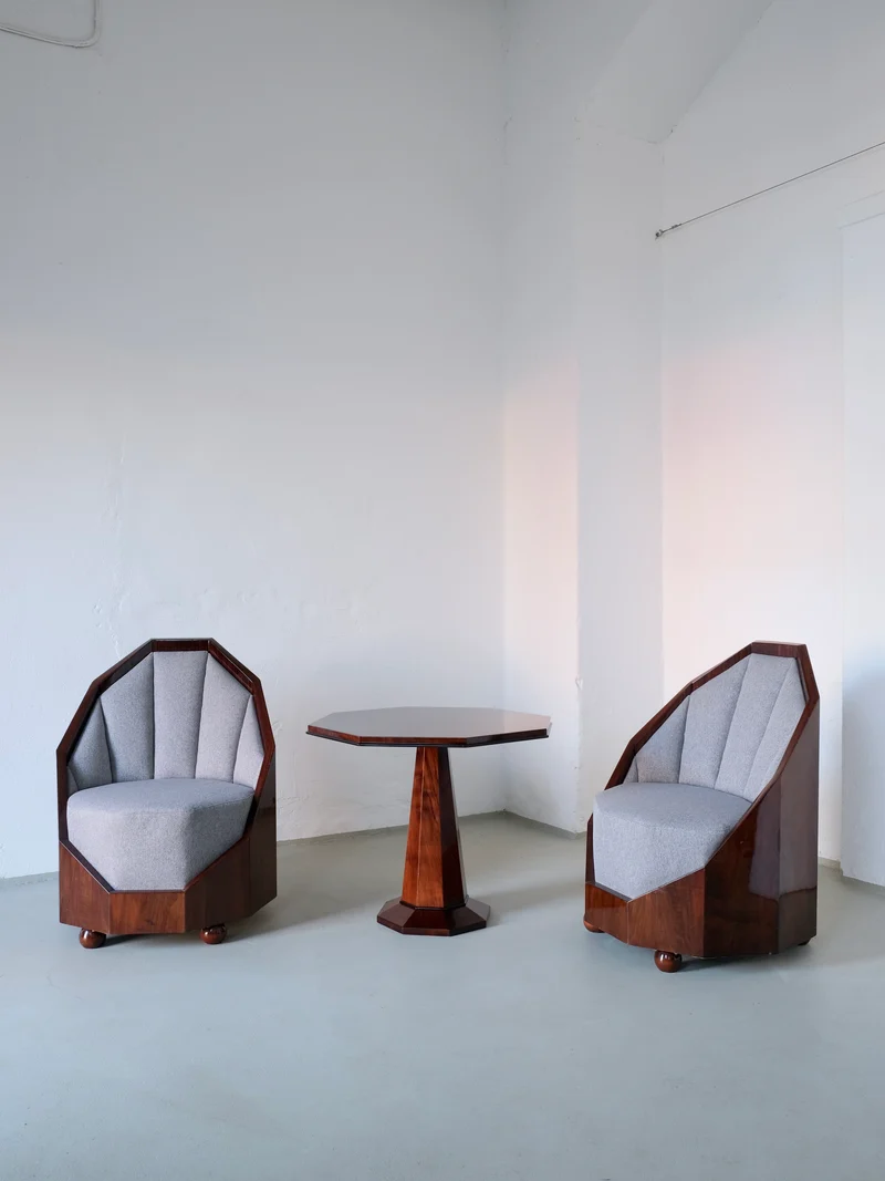 Leon-Emile Bouchet Art Deco Lounge Set | 1930s