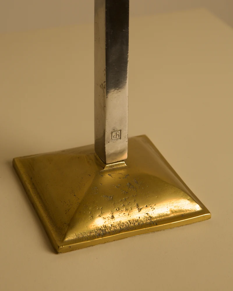 Brutalist Candle Holder by David Marshall 80's