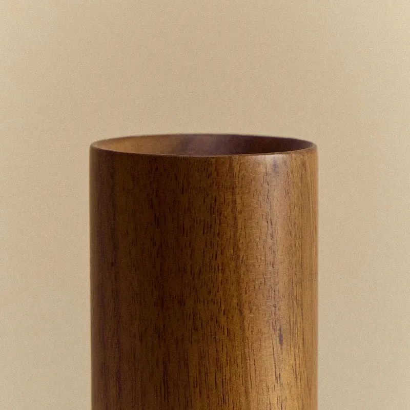 Knuckle Table Lamp in Walnut + Noma