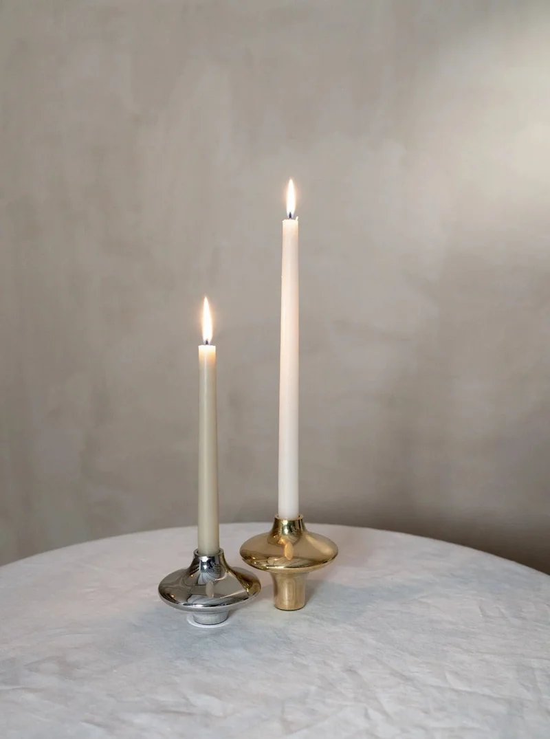 Doublet Candleholder - Large - Gold