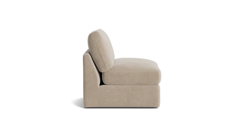 Get Together™ Armless Chair, Standard, Champagne