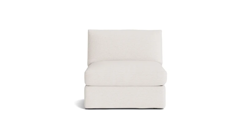 Get Together™ Armless Chair, Standard, Nomad Snow