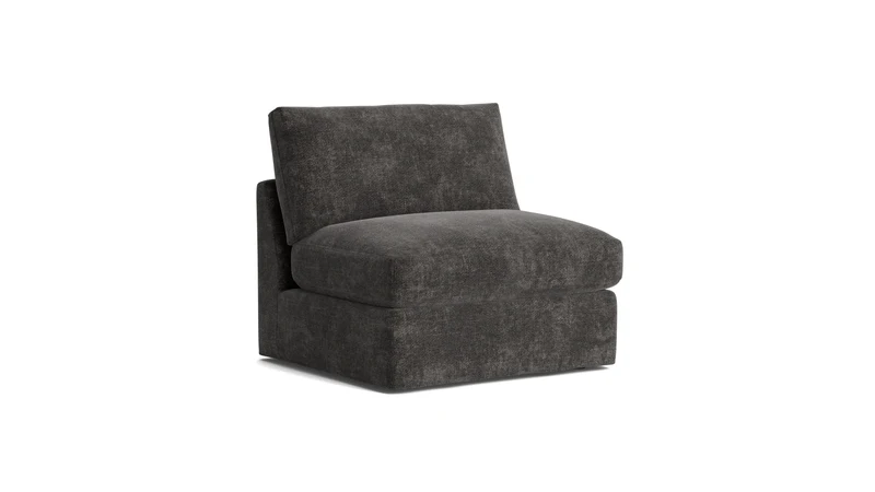 Get Together™ Armless Chair, Standard, Truffle