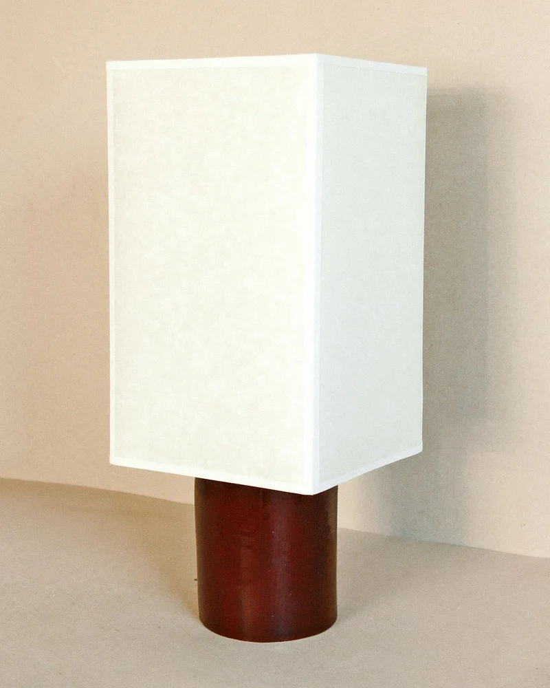 Pandora Stoneware Table Lamp (Oxblood)