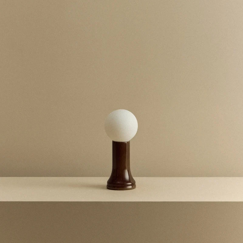 Shore Table Lamp in Bottle Brown - Set of 2