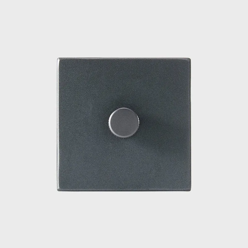 Single Rotary Wall Dimmer in Graphite