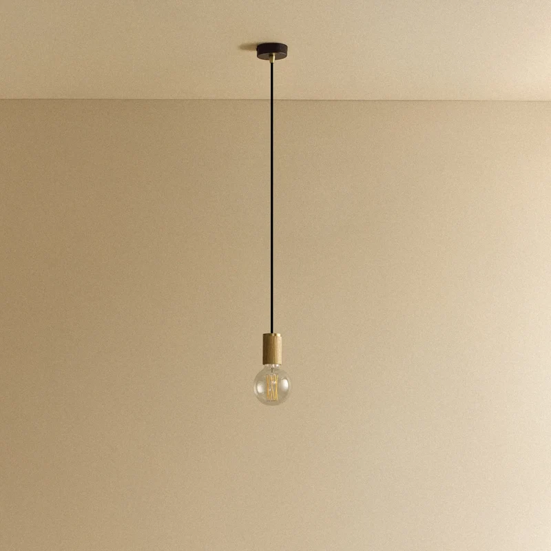 Elva Pendant Light Non-Tinted in Oak