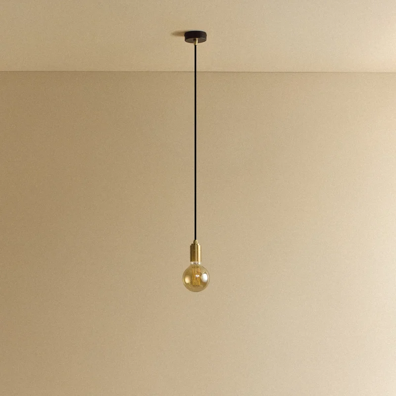 Elva Pendant Light Tinted in Brass