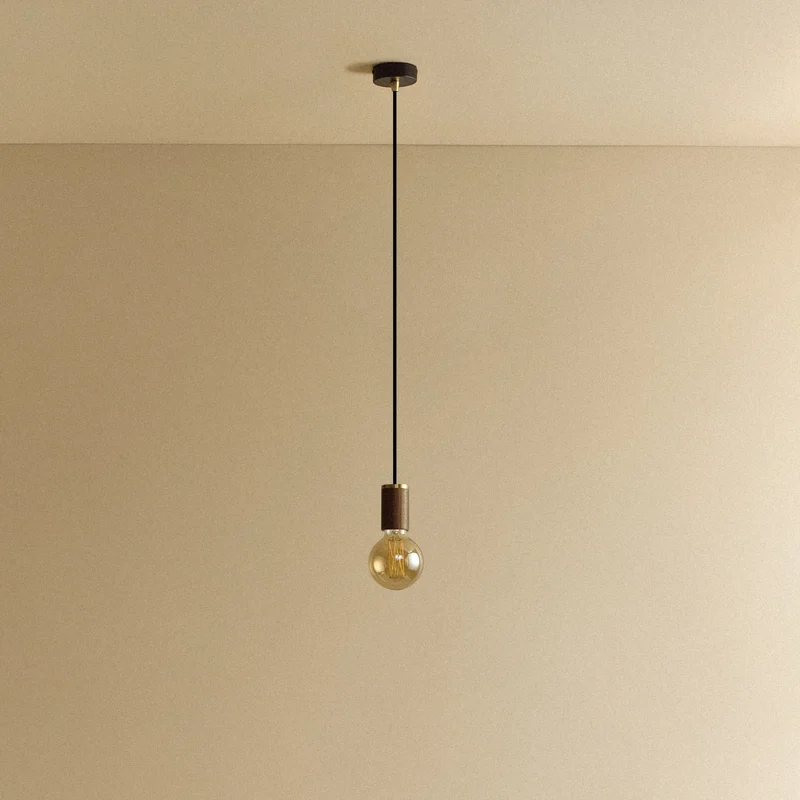 Elva Pendant Light Tinted in Walnut