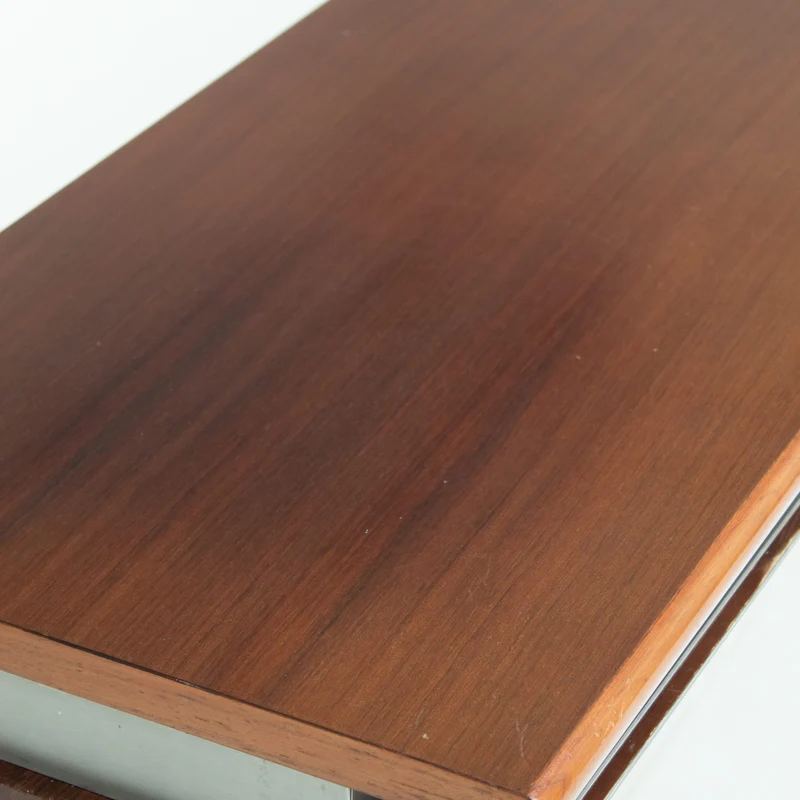 Brown Acerbis Cabinet with Chrome Doors