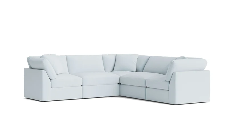 Get Together™ 5-Piece Modular Sectional Closed, Standard, Cove