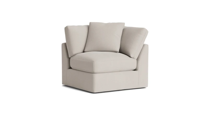 Get Together™ Corner Chair, Large, Clay