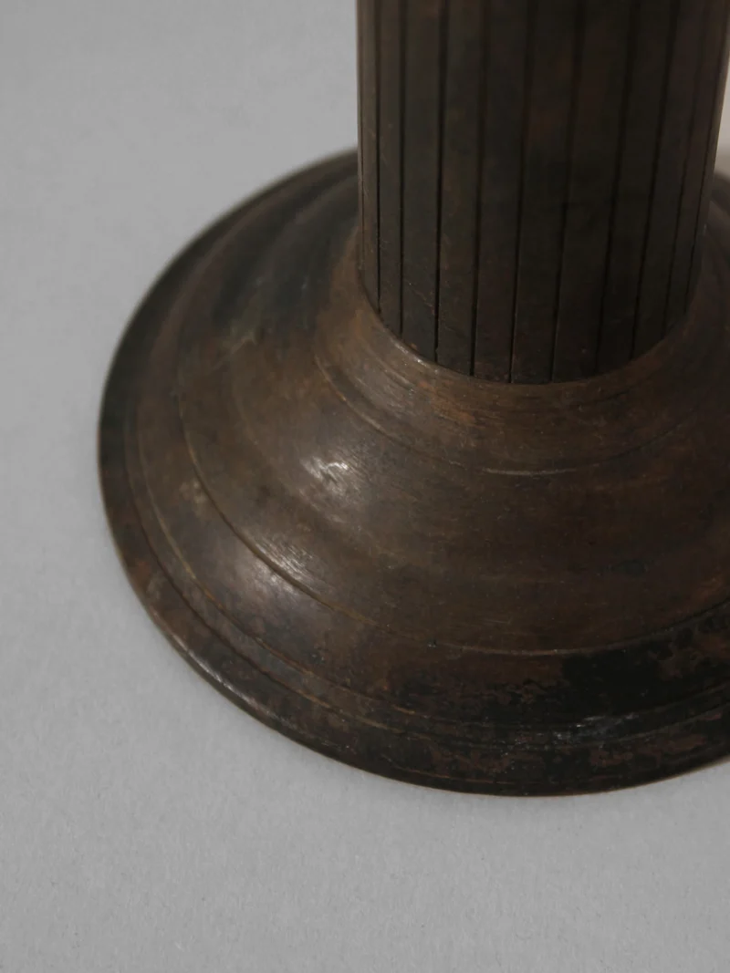 Massive Iron Vintage Candlestick