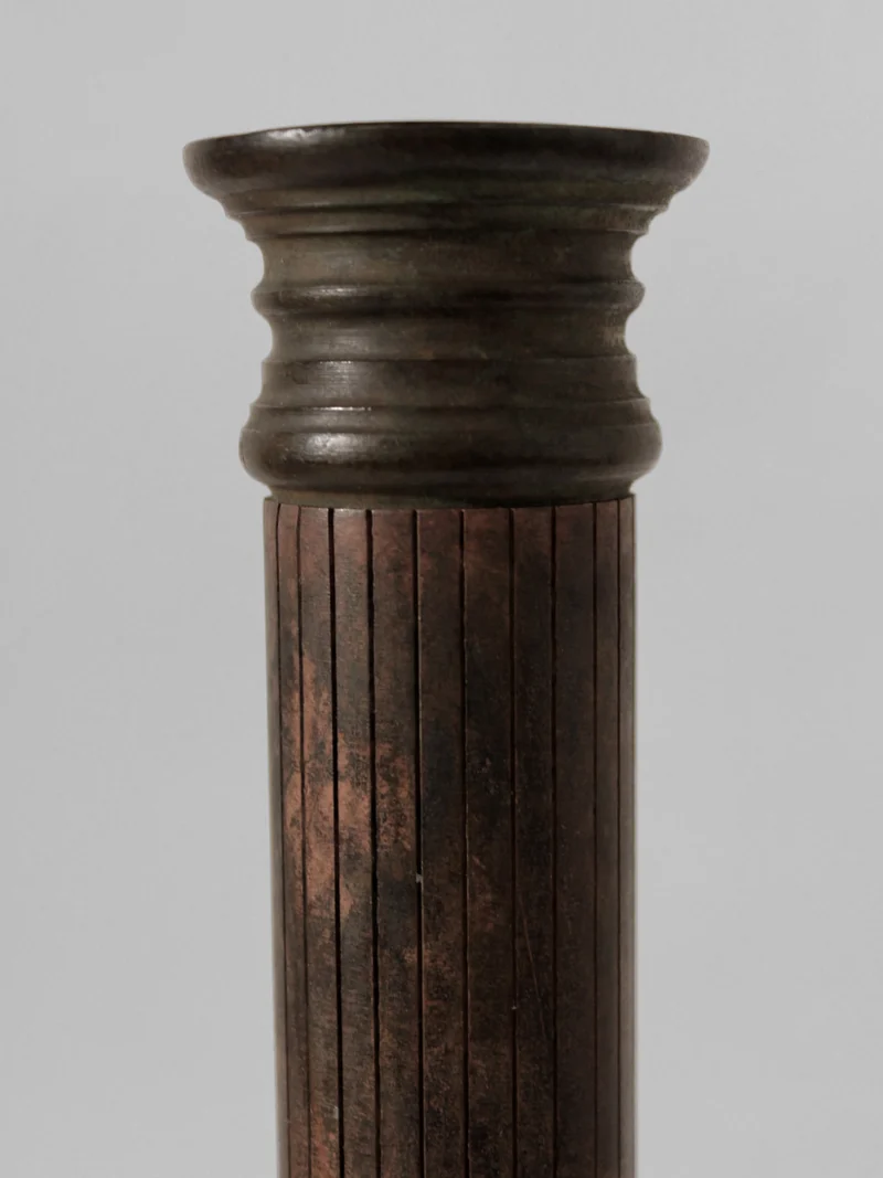 Massive Iron Vintage Candlestick
